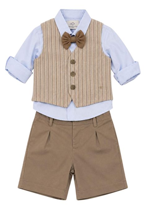 Classic beige baby outfit Manuel Ritz | 44224BEIGE